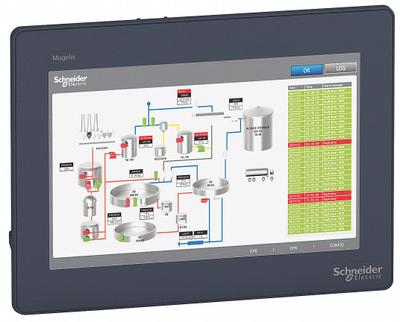 SCHNEIDER ELECTRIC Touch Panel: TFT Color LCD, 10.1 in Display Screen Size, 24V DC - Schneider Harmony GTU Series Modular HMIs