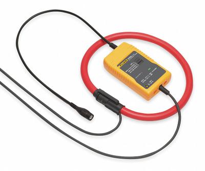 FLUKE Current Clamp Probe: CAT III 600V, BNC, 6.5 in Jaw Opening, AC Current/AC Volt/DC Volt - Flexible Current Probes