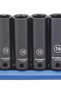 GEARWRENCH Socket Set: 3/8 in Drive Size, Small Set (0-50 pieces) Set Size, 13 Pieces, (13) 6-Point (MPN 84914N). Key specifications — attr1204251: GEARWRENCH; attr1215453: 3/8 in; attr1215454: 8 mm to 21 mm; attr1224229: Friction.