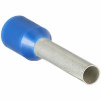 PANDUIT Wire Ferrule: 14 AWG Max Wire Size, Holds 1 Wire, Blue, Polypropylene, 0.1 in Ferrule Dia (MPN FSD80-8-D). Key specifications — Brand: PANDUIT.