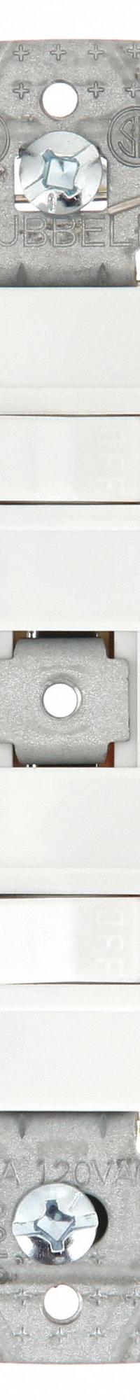 BRYANT Wall Switch: Toggle Switch, Single Pole/Double Throw, Maintained, White, 120V AC, 15 A (MPN BRYRC101W). Key specifications — Illuminated: No.