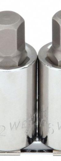 WESTWARD Socket Bit Set: 1 - 25 Pieces, 1/2 in Drive Size, 8 Pieces, 1/4 in to 3/4 in Tip Size Range (MPN 54TM75). Key specifications — attr1216280: Fixed Insert; attr1216283: WESTWARD; attr1225718: 1/4 in to 3/4 in; attr1227491: 1/2 in.
