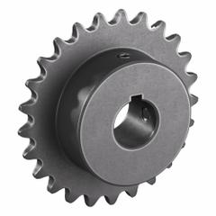 TSUBAKI Single Strand Sprocket: 35, For 3/8 in Chain Pitch, 3/4 in Bore Dia, 25 Teeth, Steel (MPN 35B25F-3/4). Key specifications — Brand: TSUBAKI.