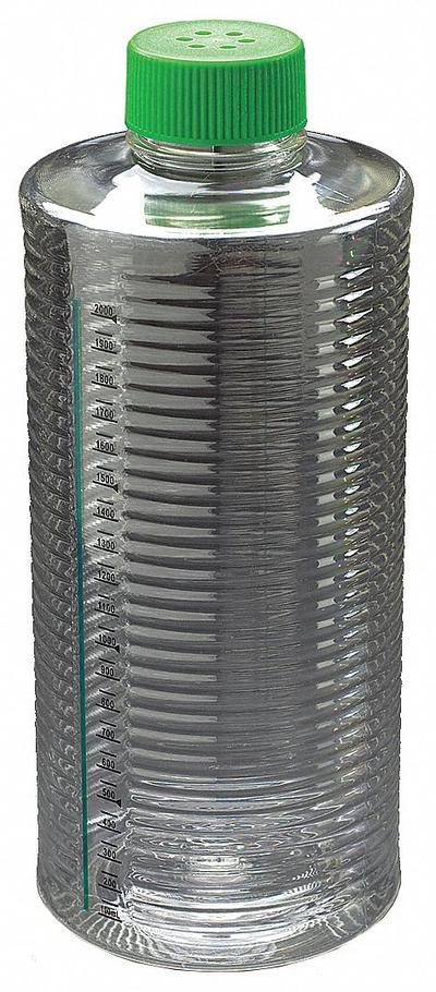 APPROVED VENDOR Roller Bottle: Polystyrene, 67.62 fl oz Capacity - oz, 2 L Capacity - mL - Plastic Lab Roller Bottles