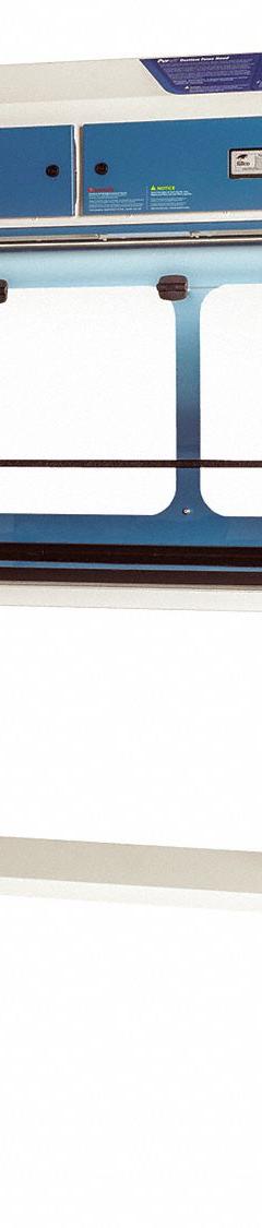 AIR SCIENCE Ductless Fume Hood: Purair SafeSEARCH, 4 ft Overall Wd, 35 in Overall Ht, White, Std (MPN P5-48XT(SAFESEARCH)-A). Key specifications — Assembly: Partially Assembled; Brand: AIR SCIENCE; Base/Stand Included Input: No (Required); Base/Stand Included: No (Required); Blower Included: Yes; Work Surface Included: Yes.