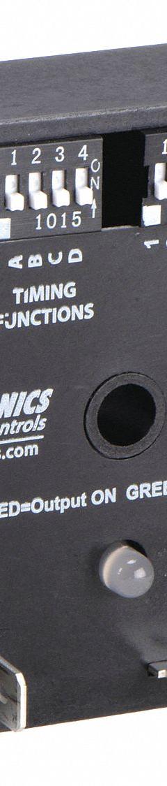 AIROTRONICS Multi-Function Encapsulated Timing Relay: Surface Mounted, 24V AC, 10 A (MPN MC3003631H). Key specifications — attr866847: Interval; attr866854: Surface; attr866861: 24V AC; attr866841: AIROTRONICS.