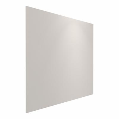 HADRIAN Partition Panel: Solid Plastic HDPE, Plastic, Bone, 55 in Ht, 18 in Wd - Panels & Panel Posts for Bathroom Partitions