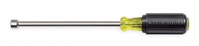 KLEIN TOOLS Hollow Round Shank Nut Driver: Straight, SAE, With Magnetized Tip, Std - Fastener-Holding Nut Drivers