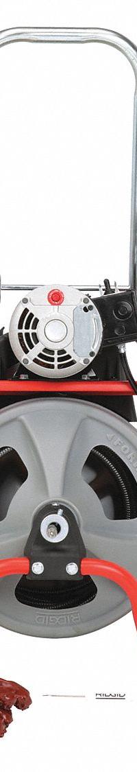 RIDGID Drain Cleaning Machine: Corded, K-400, For 1 1/2 in to 4 in Pipe, 3/8 in Cable Dia., Manual (MPN 52363). Key specifications — attr517439: K-400; attr517433: Corded.