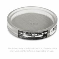 ADVANTECH Ultrasonic Test Sieve: Nickel, 3 1/2 in Outside Dia, 1 1/4 in Ht, Fine Mesh Size Range (MPN L3-M85). Key specifications — Screen Material: Nickel; Brand: ADVANTECH; Frame Material: Acrylic; Standards: ASTM E161; US Standard Screen Size: 85 micron.