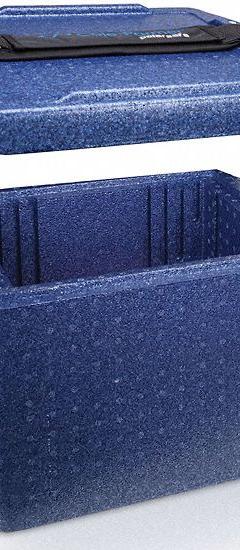Cryogenic Storage Box: 12 5/8 in Overall Lg, 9 in Overall Wd, 11 1/4 in Overall Ht, 20 L Capacity (MPN 0372606). Key specifications — Material: Polypropylene; Product Type: Transport Box; Brand: COLE-PARMER.