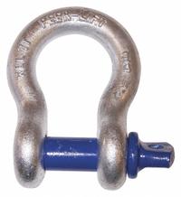 APPROVED VENDOR Anchor Shackle: Anchor Shackle, 68,000 lb Working Load Limit, Alloy Steel, Silver (MPN 8059403). Key specifications — Body Color: Silver; Brand: APPROVED VENDOR.