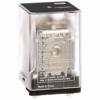 SCHNEIDER General Purpose Relay: Socket Mounted, 10 A Current Rating, 24V DC, 3PDT, C Socket (MPN 788XCXRC-24D). Key specifications — Brand: SCHNEIDER; Base Type: Square; Mounting Style: Plug-In; Pin Shape: Flat; Electrical Connection: Blade Terminal; Manufacturer Part Number: 788XCXRC-24D; Operating Current: 10 A at 28V DC-1 (1 NO Resistive Load Conforming to IEC); Series: 788R Series.
