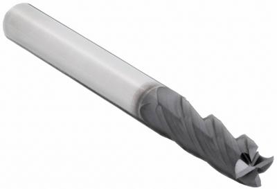 OSG Square End Mill: Carbide, TiAlN Coated, 4 Flute, 3.5 mm Mill Dia, 12 mm LOC - General Purpose Carbide Square End Mills
