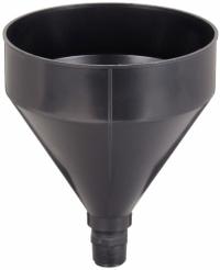 FUNNEL KING Drum Funnel: No Lid, Black, No Flame Arrester, 7 1/2 in x 9 1/4 in, 2 1/4 in Spout Dia (MPN 32410). Key specifications — Brand: FUNNEL KING; Funnel Material: Polyethylene; For Use With: Drum Funnels; Color: Black; Lid Type: No Lid; Flame Arrester Ht: No Flame Arrester; Lid Type (sublevel): No Lid.