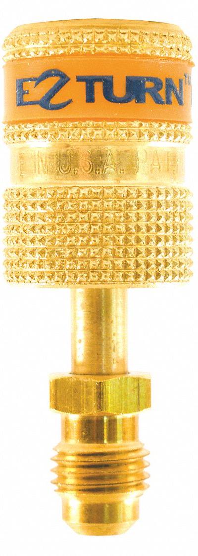 UNIWELD Anti-Blowback Adapter: 13/16 in Lg - Anti-Blowback Swivel Hose Adapters