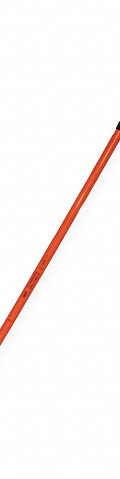 NUPLA Digging Bar: Point End, 1 1/4 in End Wd, Steel Bar, Point Bar Shape, 1 1/8 in Bar Dia (MPN 6894323). Key specifications — Handle Color: Orange; Bar Shape: Point; Bar Material: Steel.