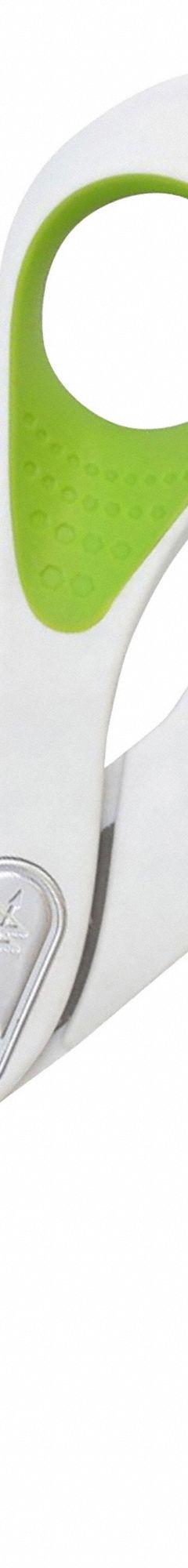 ACME UNITED CORPORATION Scissors: Right-Hand, 8 in Overall Lg, Titanium Bonded, Pointed, White/Green (MPN ACM16446). Key specifications — attr308500: Titanium Bonded; attr308502: White/Green; attr308505: Right-Hand; attr308522: Paper; attr324896: ACME UNITED CORPORATION.