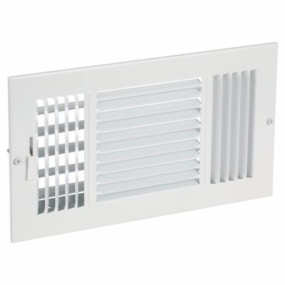 APPROVED VENDOR Sidewall/Ceiling Register: Ceiling/Wall, 7 3/4 in H, 13 3/4 in W, Louvered - Sidewall/Ceiling Registers