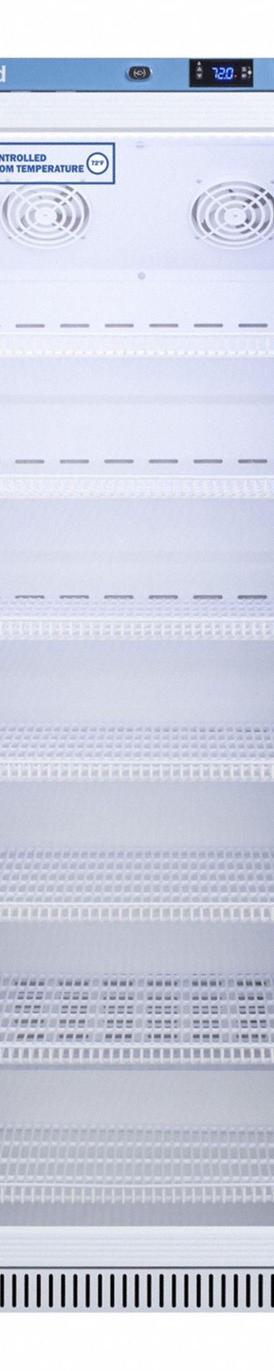 ACCUCOLD Controlled Room Temperature Cabinet: 115V AC, 68°F to 77°F, 23 3/8 in Overall Wd - Controlled Room Temperature Cabinets