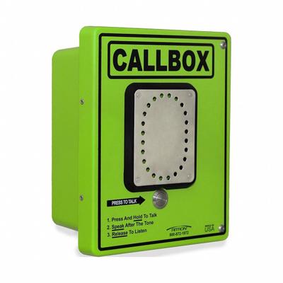 RITRON Alkaline battery powered: RQX-427-HD, UHF License Required, Green/Silver - Call Boxes for Two-Way Radios