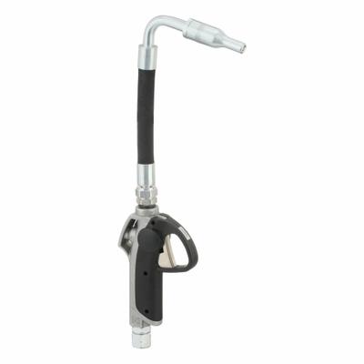 LINCOLN Drum Pump Nozzle: Manual, No Meter Included, 7.5 gpm Max. Flow Rate, Steel - Non-Metered Manual Dispense Guns