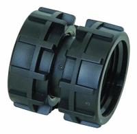 HYDRORAIN Coupling: 1" FBT, PVC, 350 psi Max Working Pressure, 2.13 in Wd, 2.13 in Ht (MPN 03110). Key specifications — attr1069071: 1" FBT; attr1069078: PVC; attr1069080: Coupling.