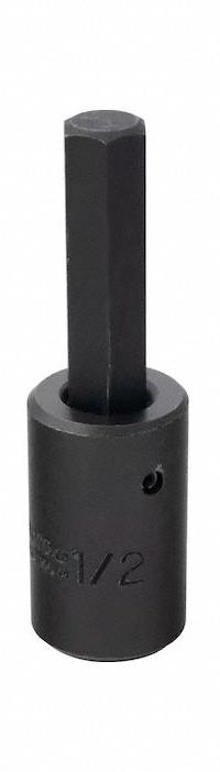 PROTO Impact Socket Bit : SAE, 5/8 in Tip Size, 4 in Overall Lg, Fixed Insert, 1/2 in Drive Size (MPN J74415/8). Key specifications — attr1204700: Fixed Insert; attr1204712: PROTO.