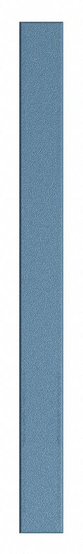 ASI GLOBAL PARTITIONS Partition Column: Plastic Polymer, Pebble, Blue, 82 in Ht, 7 in Wd - Pilasters for Bathroom Partitions