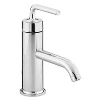 KOHLER Straight Spout Bathroom Faucet: Purist, Brass, Polished Chrome Finish, 1.2 gpm Flow Rate (MPN K-14402-4A-CP). Key specifications — Includes: Supply Lines; Brand: KOHLER; Series: Purist.
