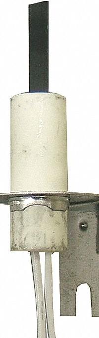 Hot Surface Igniter: OEM, Silicon Nitride, 12 in Lead Lg, 120V AC, Hardwired, Flat Tip (MPN SSN4000). Key specifications — Electrical Connection Type: Hardwired; Manufacturer Part Number: SSN4000; Brand: SUPCO; Input Voltage: 120V AC; Replacement for OEM Brands: Other OEM Brands.