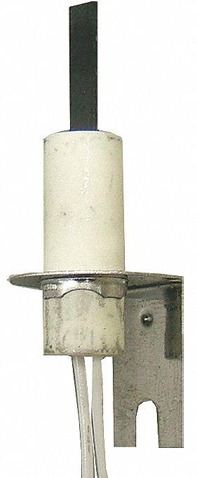Supco Hot Surface Igniter: OEM, Silicon Nitride, 12 in Lead Lg, 120V AC, Hardwired - Direct OEM Replacement Hot Surface Ignitors