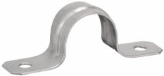 Conduit & Pipe Strap Clamp, Two-Hole: 3/4 in Trade Size, 316 Stainless Steel, IMC/RMC (MPN S607002S00). Key specifications — Manufacturer Part Number: S607002S00; Compatible Conduit Trade Size: 3/4 in; Compatible Conduit Type: IMC; RMC; Compatible Nominal Conduit/Pipe Size: 3/4 in; Compatible Pipe Size: 3/4 in; Finish: Polished; Indoor/Outdoor Usage: Indoor/Outdoor.