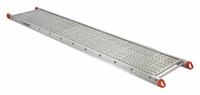 LOUISVILLE LADDER Scaffolding Stage (MPN P22828). Key specifications — Color: Silver; Included Components: Optional modularhandrail system; Series: P; Brand: LOUISVILLE LADDER; Deck Material: Aluminum; Frame Material: Aluminum.