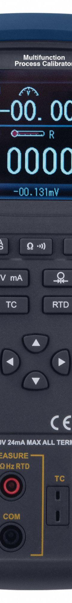 REED INSTRUMENTS Multifunction Calibrator: Multifunction, R5850, 0 mA – 20 mA, 0.001 V – 10 V, USB. Key specifications — CAT Safety Rating: CAT IV 600V; Manufacturer Part Number: R5850; Basic DC Accuracy: +/-(0.02% +2); Brand: REED INSTRUMENTS; Calibration Certificate Type: Not Certified; Digital Display Screen Type: TFT LCD; Includes: Test Leads; Interface: USB.