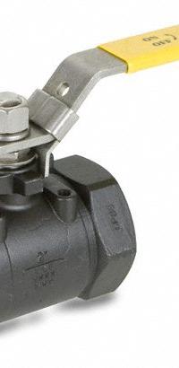 SHARPE Manual Two-Way Ball Valve: 1/4 in, Carbon Steel, Straight, FNPT x FNPT, Full Port Ball Port (MPN 4353010360). Key specifications — Brand: SHARPE; Handle: Locking Lever.
