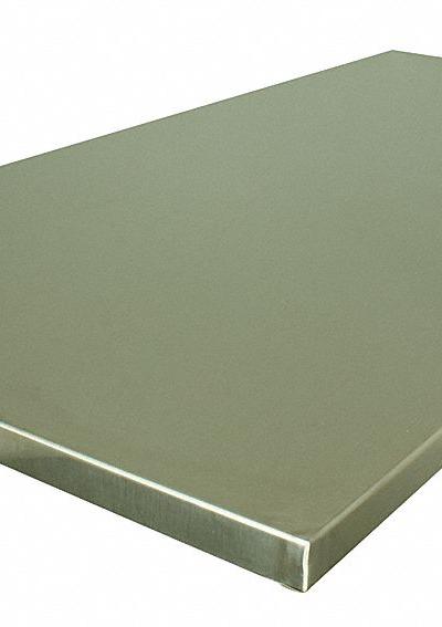 JAMCO Workbench Top: Stainless Steel, 60 in x 30 in - Steel Workbench Tops