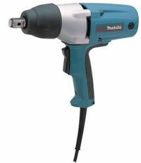 MAKITA Impact Wrench: 258 ft-lb Fastening Torque, 258 ft-lb Breakaway Torque, 3.5 A Current, Corded (MPN TW0350). Key specifications — attr1170776: MAKITA.