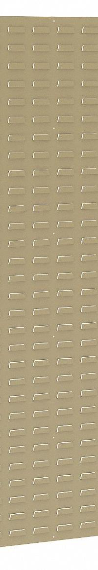 AKRO-MILS Louvered Panel: 61 in x 36 in x 5/16 in, 1 Sides, 0 Bins, Beige (MPN 30161BEIGE). Key specifications — attr38851: Beige; attr38864: Powder Coated; attr38845: AKRO-MILS.