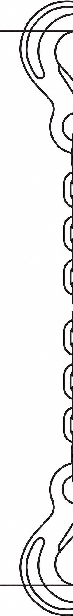 PEWAG Chain Sling: 9/32 in Chain Trade Size, 63 Chain Grade, Sling Hook, Stainless Steel, Fixed (MPN 7G63SSS/5). Key specifications — Hook Type Included: Sling Hook; Brand: PEWAG.