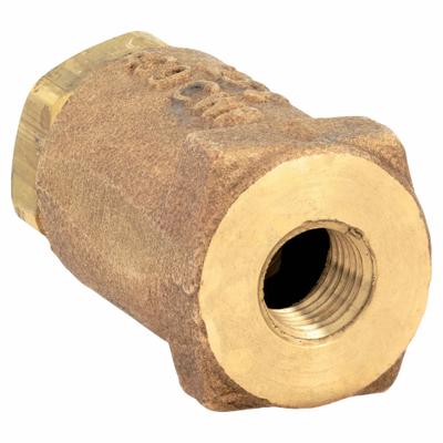 APOLLO Ball Cone Spring Check Valve: Ball, Inline Valve Body, Bronze, 1/2 in Pipe Size - Bronze Ball Check Valves