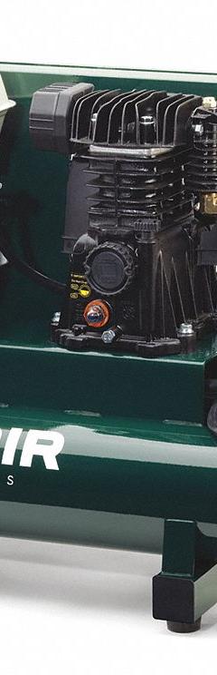 ROLAIR Portable Gas Air Compressor: 1 Stage, 6.5 hp Engine, Honda, 13.5 cfm @ 90 psi, 9 gal Air Tank (MPN 6590HMK113-0001). Key specifications — attr50858: Honda; attr50844: ROLAIR.