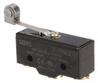 APPROVED VENDOR Snap Action Switch: Roller Lever Actuator, SPDT, Screw (MPN 5JEE7). Key specifications — AC Contact Rating: 15 A @ 480 V; Electrical Connection: Screw; Series: Microswitch; Brand: APPROVED VENDOR.