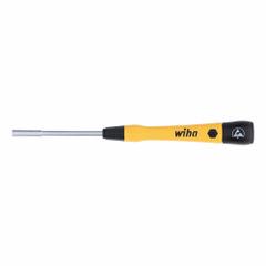 WIHA Nut Driver: Straight, Metric, Precision Nut Driver, 3 mm Hex Size, 60 mm Overall Lg, Tapered (MPN 27783). Key specifications — attr1214505: WIHA.