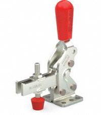 DE-STA-CO Toggle Clamp: Std Vertical Handle, Flange Base Mounting, 600 lbf Holding Capacity - Max (MPN 2002-U). Key specifications — attr668198: DE-STA-CO; attr668630: Neoprene.