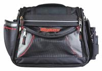 WESTWARD Tool Bag: 15 in W x 9 in D x 12 in H, Black, Polyester, 20 Pockets, 11 Inside Pockets (MPN 53JW36). Key specifications — Color: Black; Brand: WESTWARD; Material: Polyester.