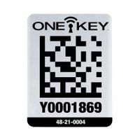MILWAUKEE Asset ID Tag: Adhesive Tag, 25 Tags Included, (25) Labels/(2) Sheets of Cardboard (MPN 48-21-0004). Key specifications — attr1255690: (25) Labels; attr1255694: Adhesive; attr1255705: Adhesive Tag.