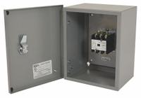 FOSTORIA Enclosure: Surface, For Products That Require 30A Remote Contractor, 60 A, 120V AC (MPN FEC-60-120). Key specifications — Voltage, Phase: 3-Phase; Mounting Type: Surface; Product Type: Enclosure; For Use With: Products That Require 30A Remote Contractor; Voltage: 120V AC; Includes: NEMA 1 Enclosure; Phase: Single; Brand: FOSTORIA.