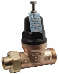 APOLLO Water Pressure Reducing Valve: NPT x NPT, 3/4 in Pipe Size, Bronze, 15 psig to 75 psig (MPN 36ELF10401T). Key specifications — Brand: APOLLO; Low-Lead Compliance: Low-Lead Compliant.
