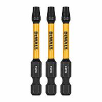DEWALT Power Bit: Power Bit, T25 Bit Size, Torx® Head, T25 Bit Industry Size, Std, Hex, Impact, 3 PK (MPN DWAF2TX25IR3). Key specifications — attr1119738: Hex; attr1119740: Standard; attr1119734: S2 Steel; attr1119737: Power Bit; attr1119741: DEWALT.
